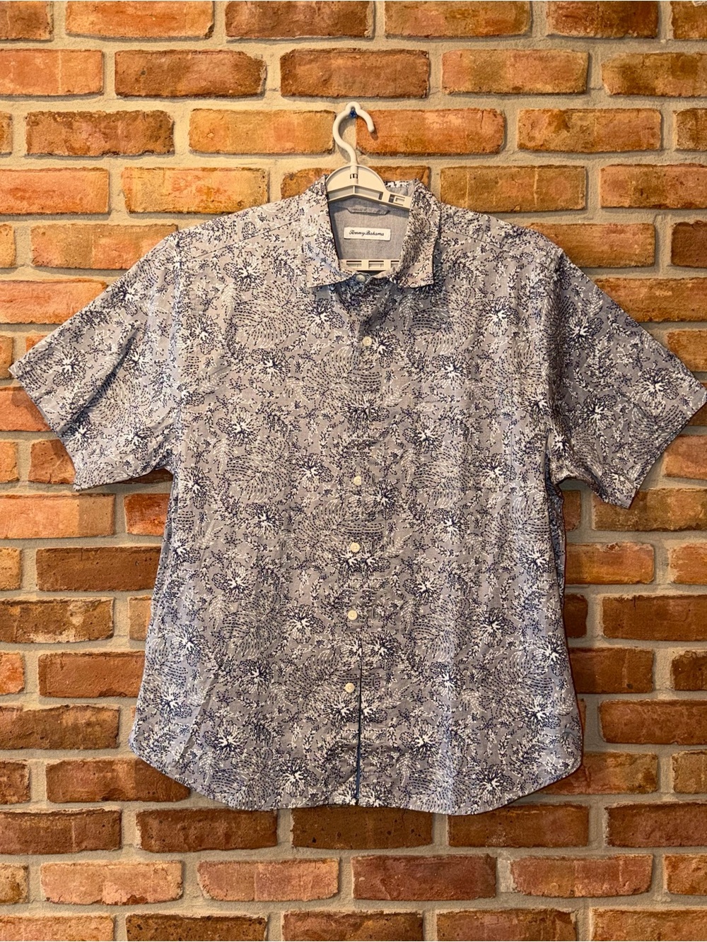 Tommy Bahama 100% Cotton Floral Button-Up Shirt Men’s XL
